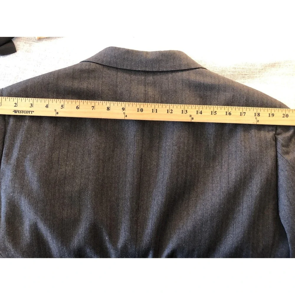 Chaps by Ralph Lauren Blazer Mens 42R Herringbone Pinstripe Made USA Barneys